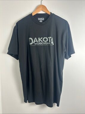Dakota Workwear Men's Black Short Sleeve tee size medium